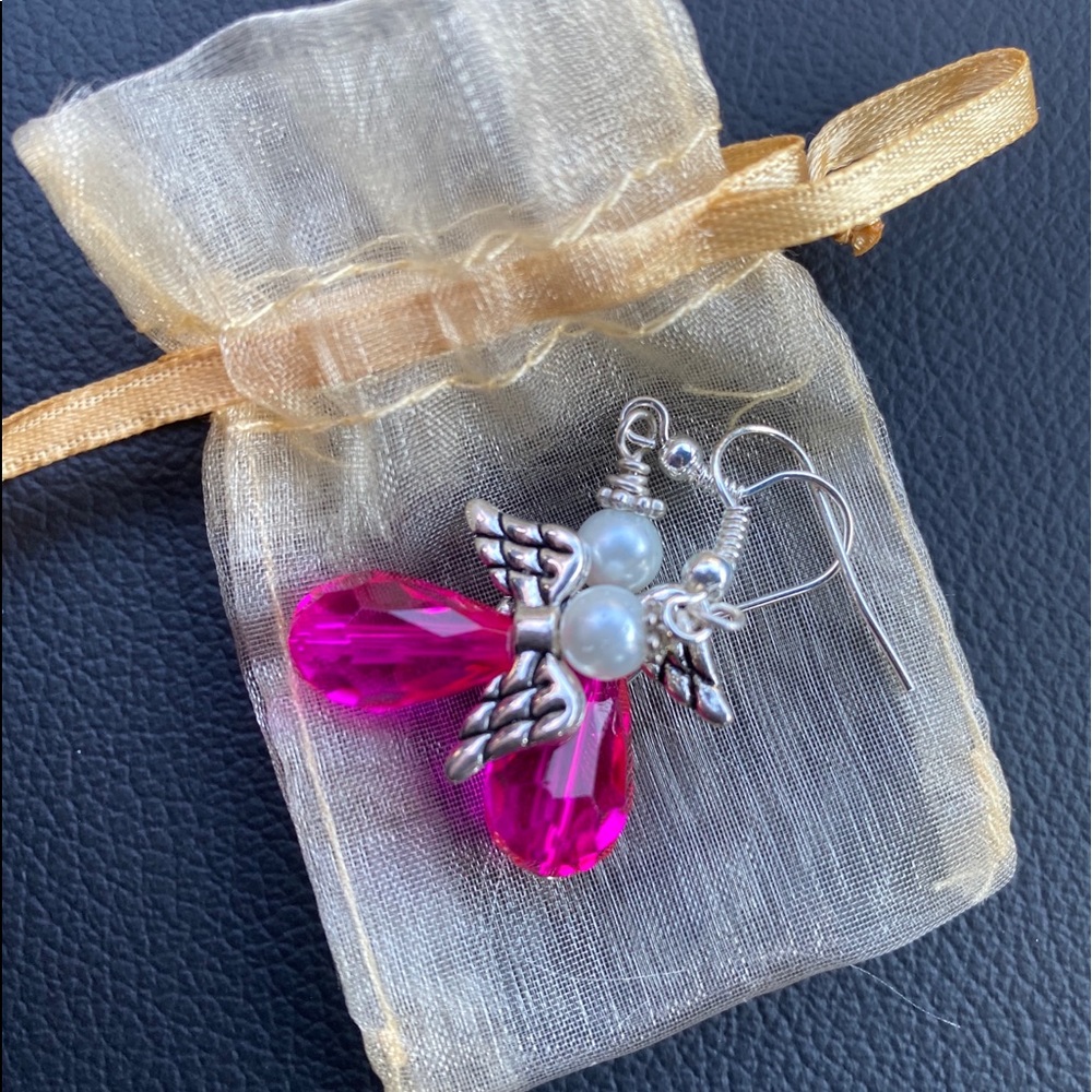 Angel earrings